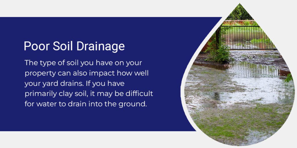Poor Soil Drainage